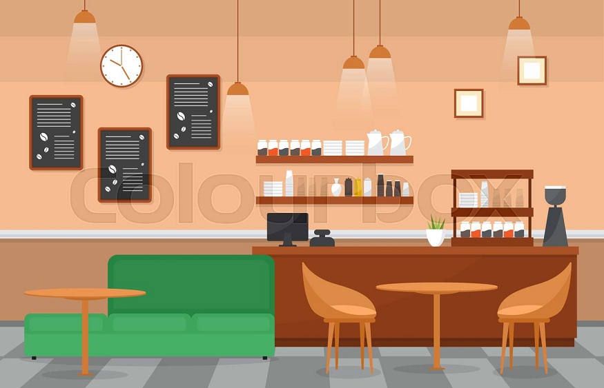 coffee shop furniture.